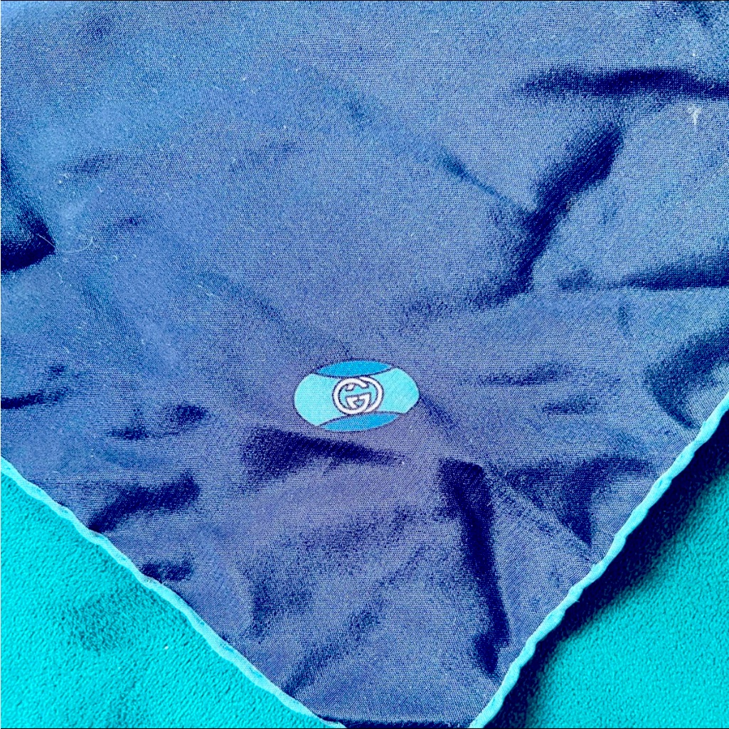 Authentic Vintage Gucci Scarf Handkerchief Unisex